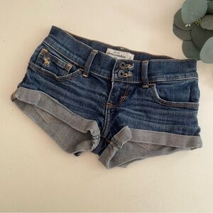 Abercrombie Kids Cuffed Jean Shorts